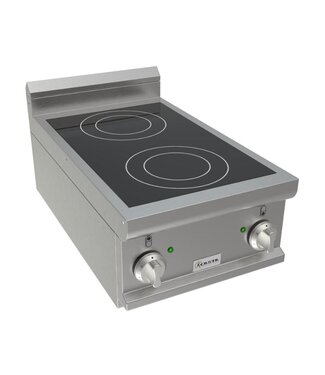 Casta Keramische kookplaat Lady 700 | 2x 2,5kW | Tafelmodel | Elektrisch | 40 cm breed