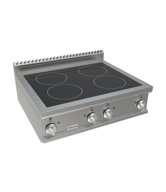 Casta Inductie kookplaat Lady 700 | 4x 3,5kW | Tafelmodel | 80 cm breed