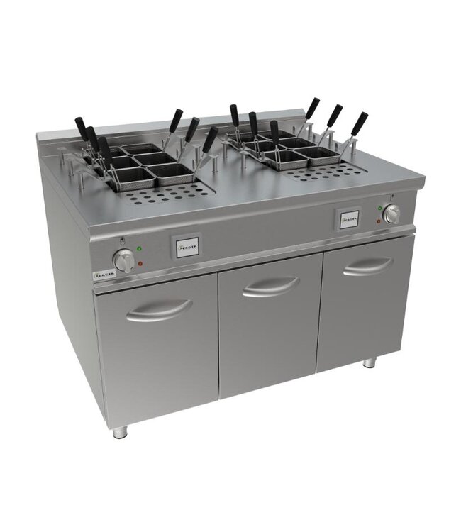 Pastakoker Lady Q 900 | 40+40L | 6x 1/3GN | Staand model | Elektrisch | 25,2kW