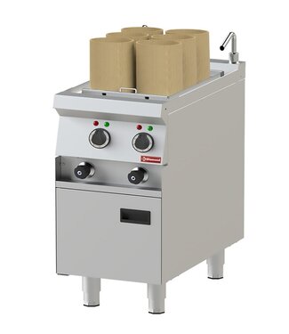 Diamond Dim sum stomer | 2x 20L | Staand model | Elektrisch | 13,8kW