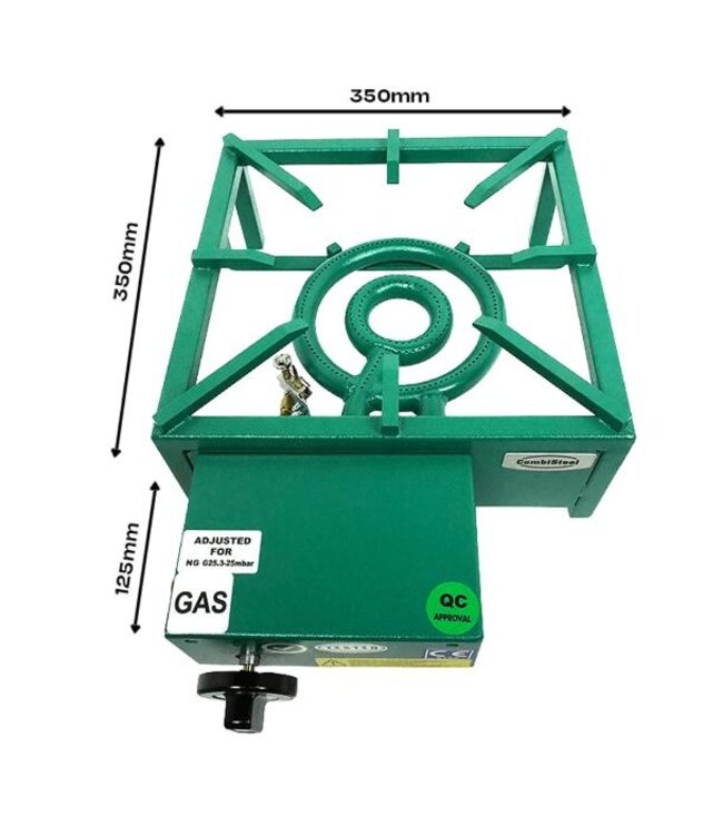 Wokbrander | Aardgas 11kW | Ø35cm
