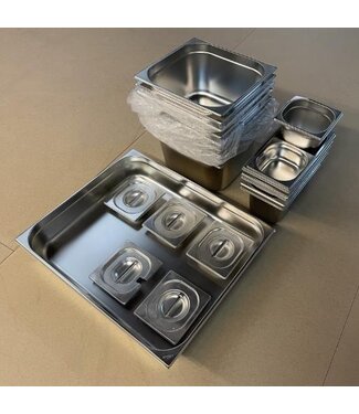 Occasion: GN bakken set | Diverse GN bakken en deksels