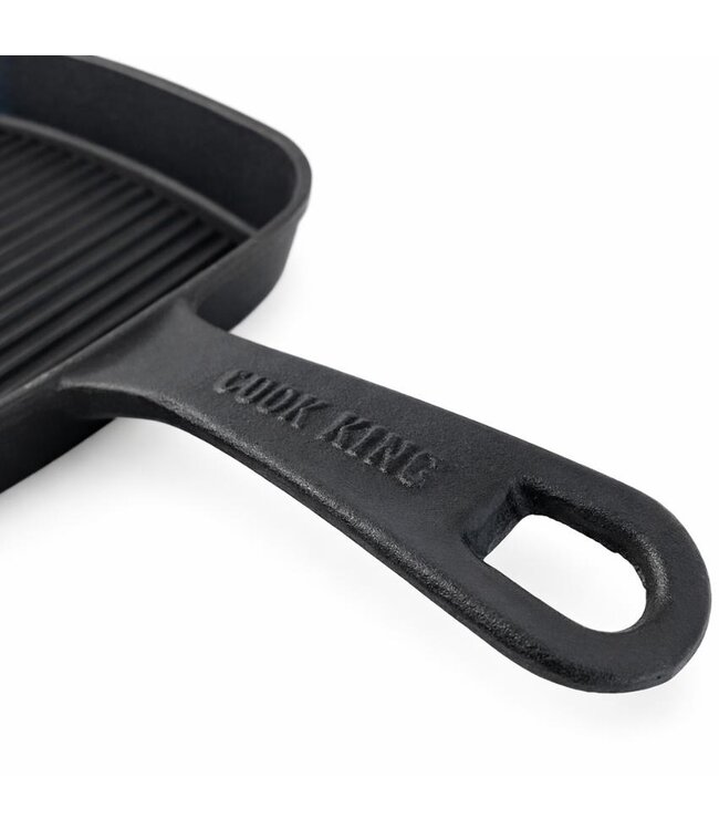 Grillpan gietijzer - 23cm - Geschikt voor inductie