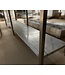 Occasion: RVS Werktafel met onderplank en spatrand | (B)284x(D)70x(H)84cm