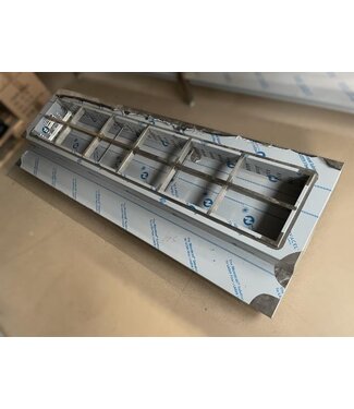 Occasion: Saladette bovenblad | 12x 1/3GN | (B)213x(D)70x(H)26cm