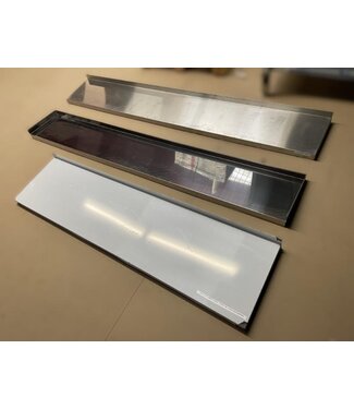 Occasion: RVS Wandplanken Chef Line set | 3 Stuks | Excl. consoles