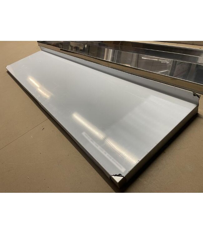 Occasion: RVS Wandplanken Chef Line set | 3 Stuks | Excl. consoles