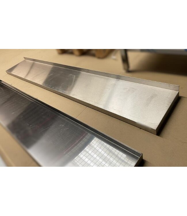 Occasion: RVS Wandplanken Chef Line set | 3 Stuks | Excl. consoles