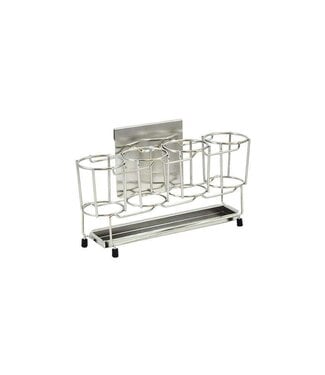 FIFO RVS Houder voor 4x FIFO 355 ml sausflessen