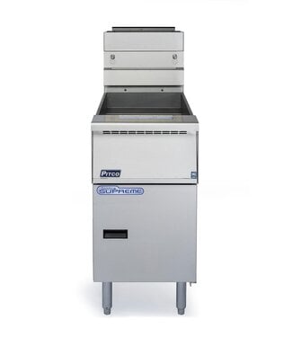 Pitco Friteuse SSH55 Computer | Aardgas | 23kW | Olie 18-23kg | 75kg/u | (H)86,4x(B)39,7x(D)87,5cm