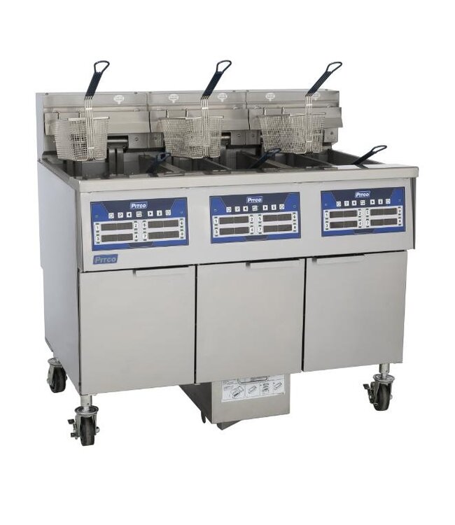 Friteuse EP14 CZ met filtersysteem | 25+4x12,5L | (H)113,5x(B)118,4x(D)82,4cm