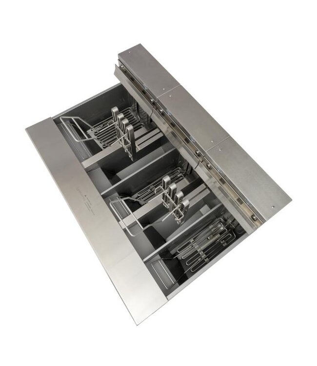 Friteuse EP14 CZ met filtersysteem | 25+4x12,5L | (H)113,5x(B)118,4x(D)82,4cm