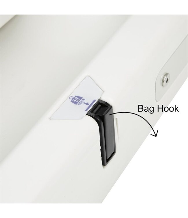 Opklapbare baby verschoontafel - Horizontaal