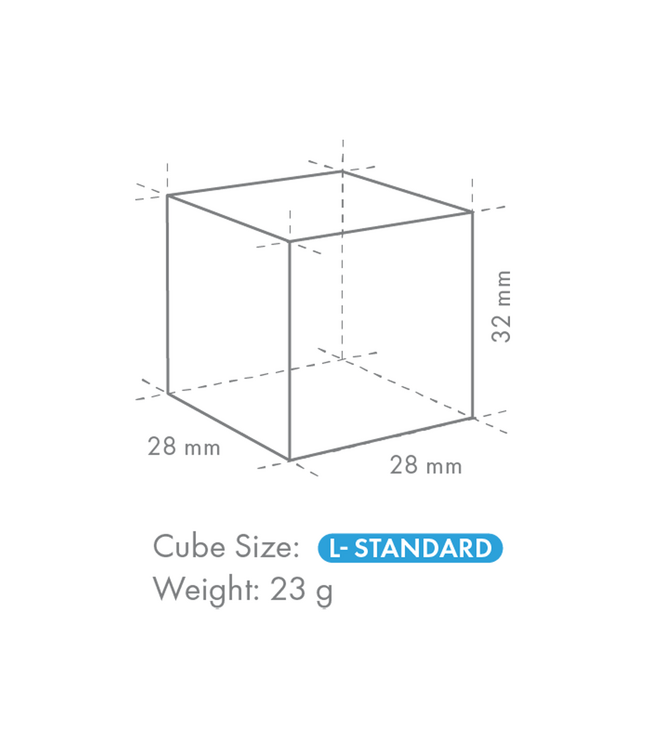 IJsblokjesmachine IM-45PE-F FlexiCube | 47kg/24u | Luchtgekoeld