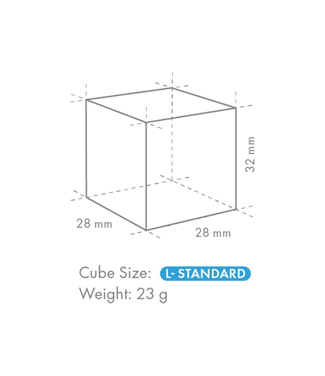 IJsblokjesmachine IM-45WPE-F FlexiCube | 50kg/24u | Watergekoeld