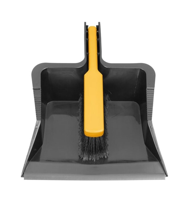 Stevig stofblik met borstel Jantex - 31,5cm