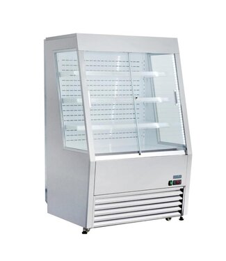 Polar Staande koelvitrine | met schuifdeuren | (H)145x(B)91,8x(D)79,2