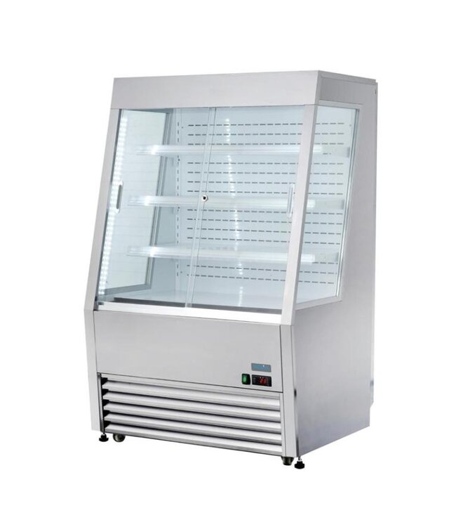 Staande koelvitrine | met schuifdeuren | (H)145x(B)91,8x(D)79,2