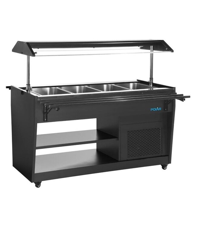 Buffetbar koeling | 4x 1/1GN | Zelfservice