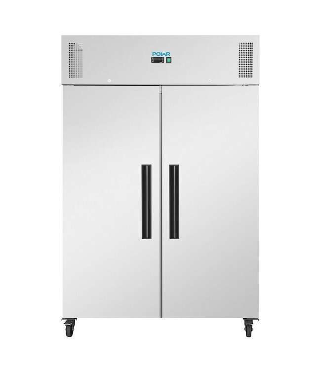 Koelkast RVS | 2/1GN | 1200L | (H)209x(B)134x(D)87,5cm