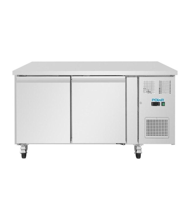 Koelwerkbank RVS | 2 Deurs | 60x40cm | 427L | (H)86x(B)151x(D)80cm