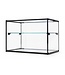 Glazen vitrine neutraal - 55x39,8x38,1cm