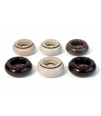 Terrasasbakken Dolomiet - Set van 6 stuks - 13,5x7cm