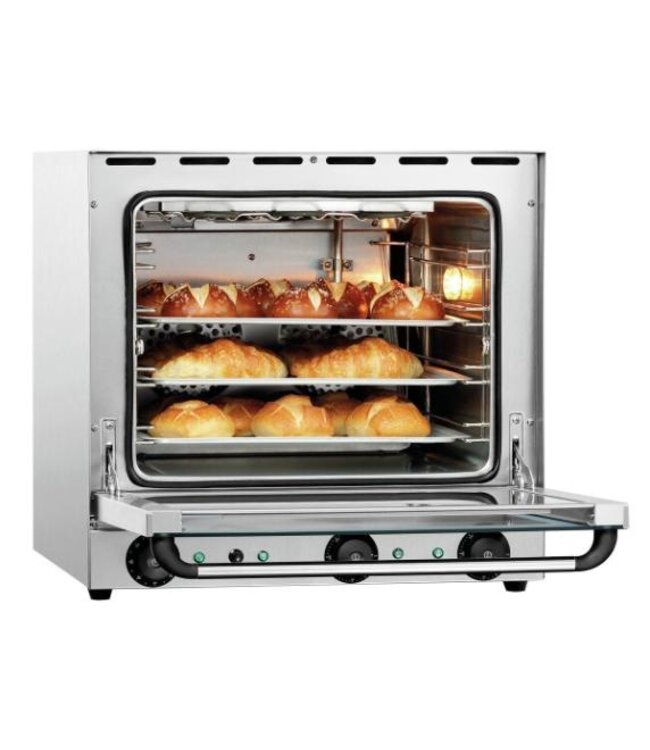 Heteluchtoven - AT120 - met grill en vochtinjectie - 4x 438x315mm