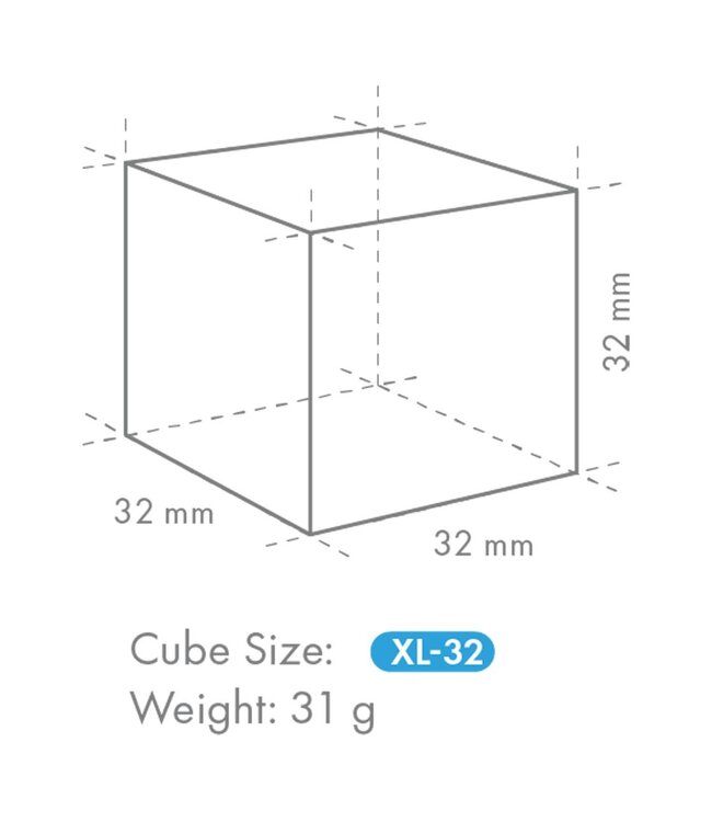 IJsblokjesmachine IM-240XPE-U-32 UltraCube | 190kg/24u | Luchtgekoeld