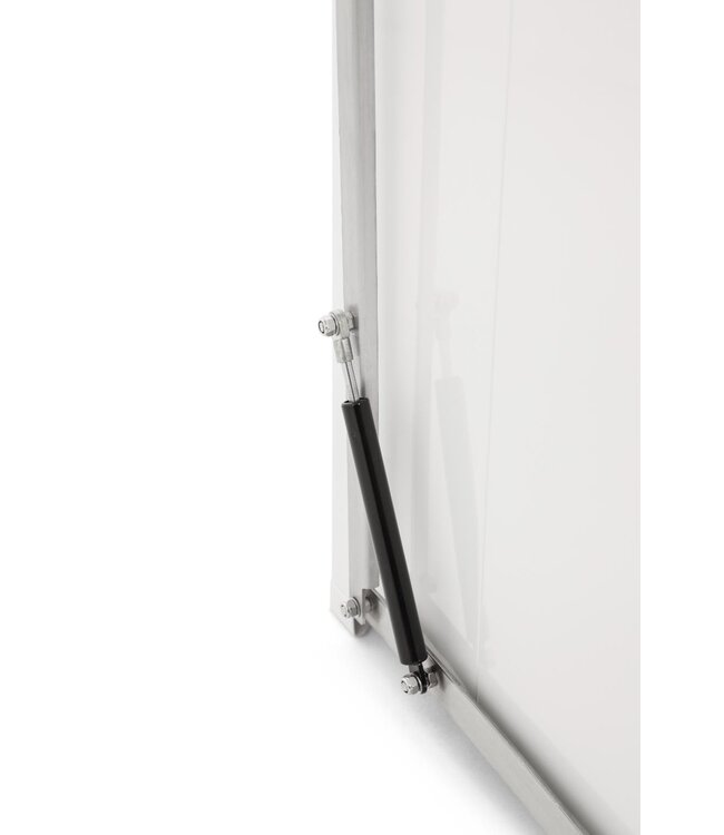 Industriële pedaalemmer - 90 Liter - Wit staal of Mat RVS