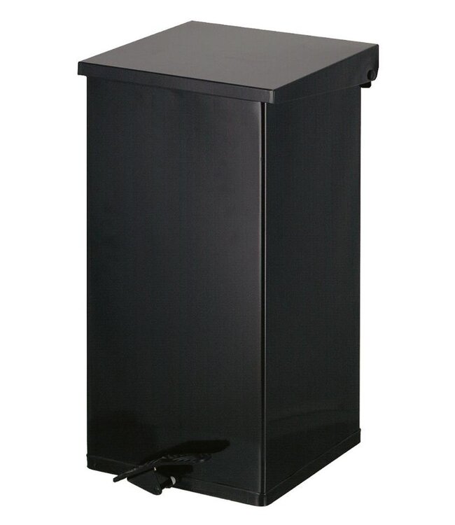 Pedaalemmer Kick 110 Liter - Brandveilig - Wit staal, zwart of RVS