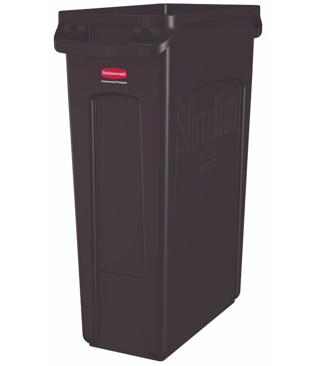 Slim Jim Afvalbak met ventilatiekanalen - 87L - 8 Kleuren