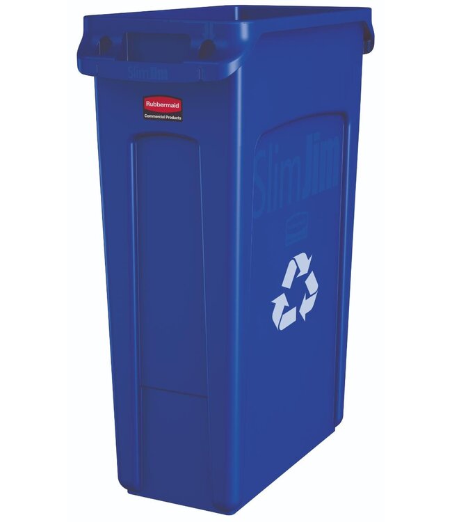 Slim Jim Afvalbak met ventilatiekanalen - 87L - 8 Kleuren