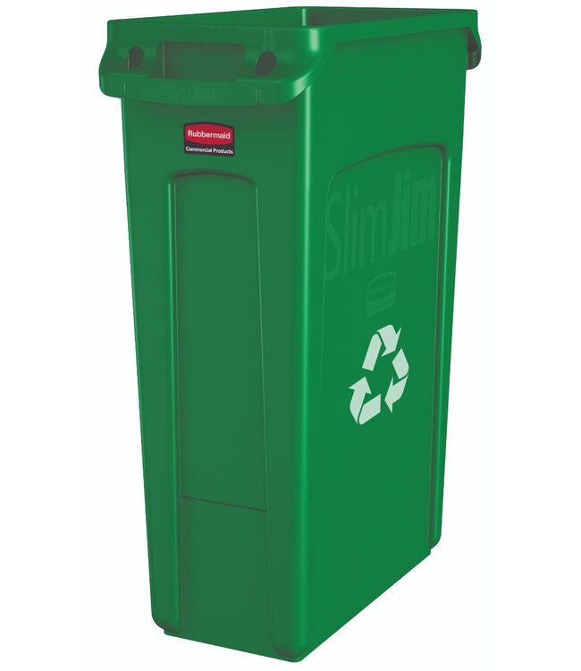 Slim Jim Afvalbak met ventilatiekanalen - 87L - 8 Kleuren