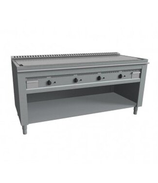 Casta Teppanyaki grill TEP4/180G | 4 Zones | Gas | Staand | 180cm breed