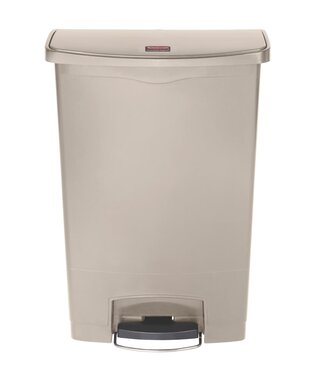 Rubbermaid Slim Jim Pedaalemmer horizontaal Front Step - 90L - 6 Kleuren