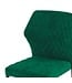Stoel Louis | Stapelbaar | Velours | Groen