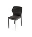 Stoel Louis | Stapelbaar | Kunstleder | Zwart