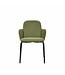 Stoel Paddy | Stapelbaar | Gestoffeerd | Groen