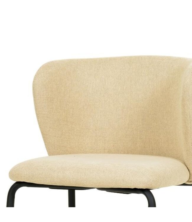 Stoel Break | Stapelbaar | Gestoffeerd | Beige