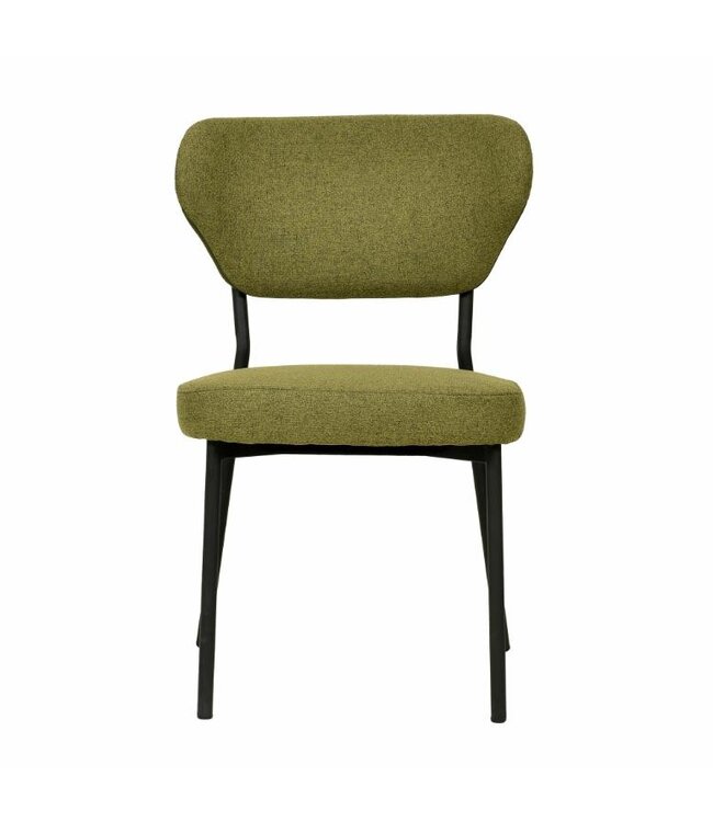 Stoel Duko | Stapelbaar | Gestoffeerd | Groen