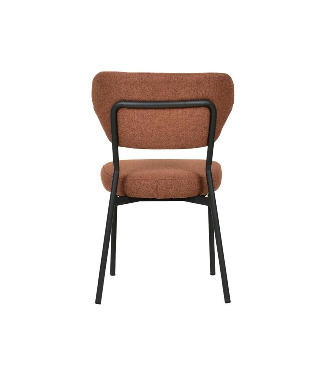 Stoel Duko | Stapelbaar | Gestoffeerd | Bruin