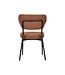Stoel Duko | Stapelbaar | Gestoffeerd | Bruin