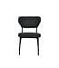 Stoel Duko | Stapelbaar | Gestoffeerd | Zwart