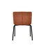 Stoel Break | Stapelbaar | Gestoffeerd | Bruin-Rood