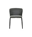 Stoel Break | Stapelbaar | Gestoffeerd | Donker grijs
