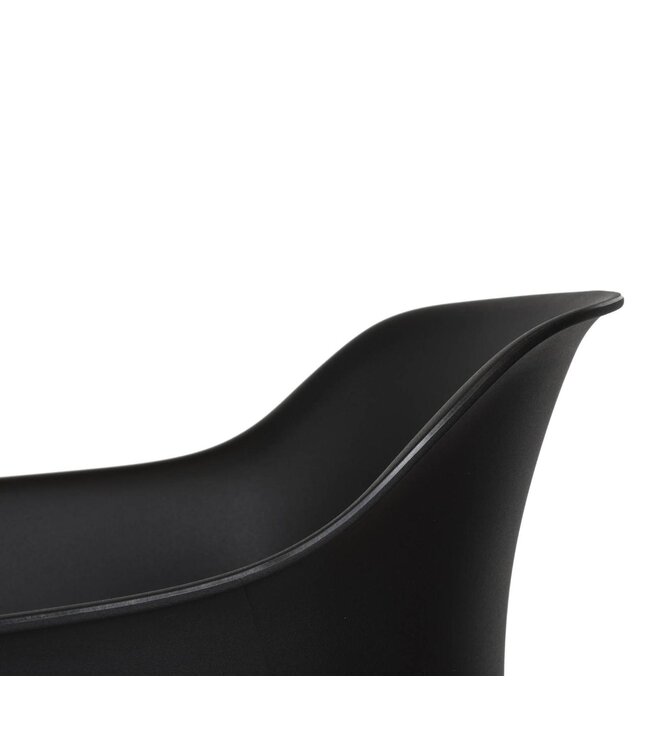 Terrasstoel Giethoorn | Stapelbaar | Kunststof | Zwart