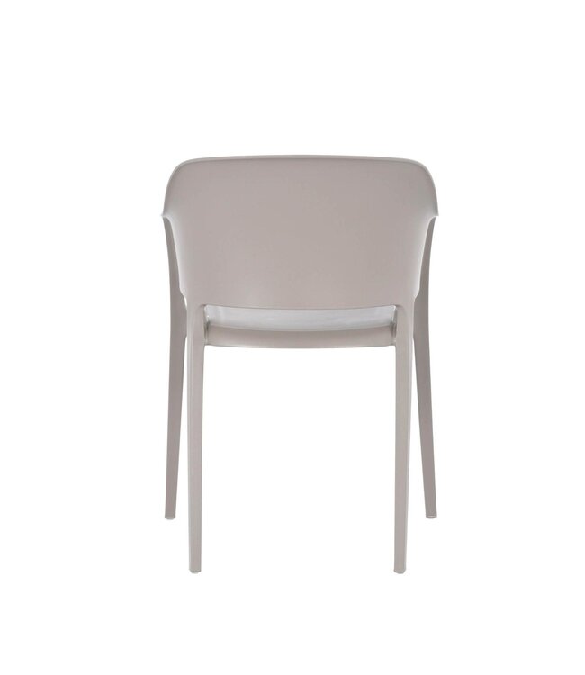 Terrasstoel Giethoorn | Stapelbaar | Kunststof | Licht grijs