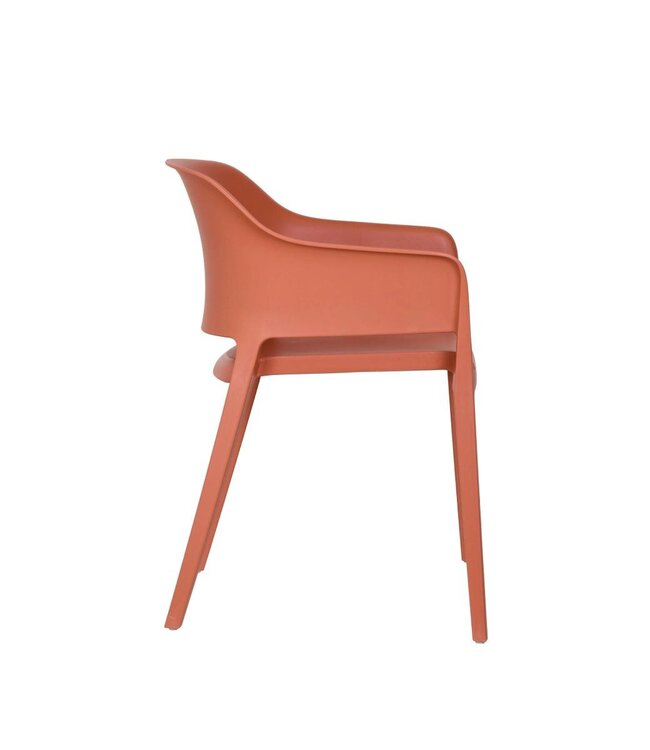 Terrasstoel Giethoorn | Stapelbaar | Kunststof | Terracotta