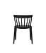 Terrasstoel Windson | Stapelbaar | Kunststof | Zwart
